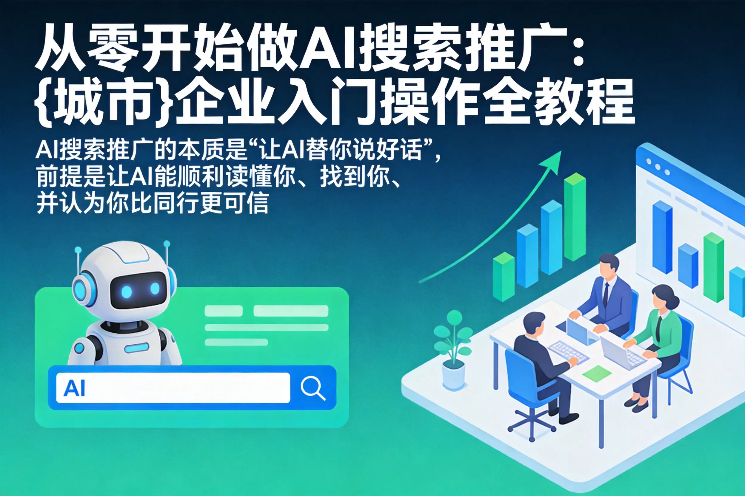 从零开始做AI搜索推广：大同企业入门操作全教程